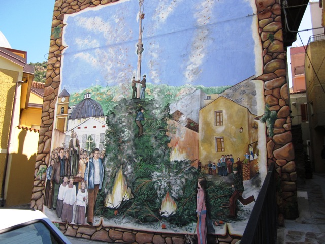 Murales immagine de su pennettu Lodè - Movingitalia.it